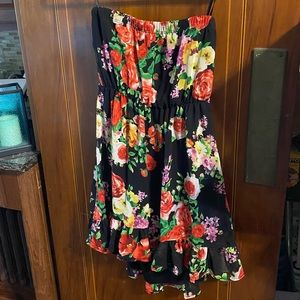 Deb Strapless Floral Dress. Made in the USA 🇺🇸